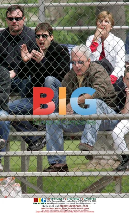 Tom Cruise at son's baseball game