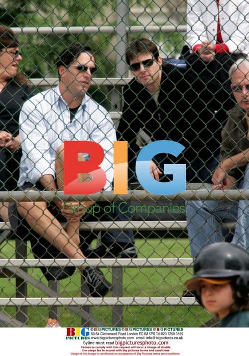 Tom Cruise at son's baseball game