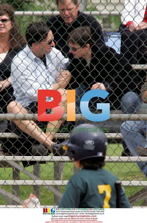 Tom Cruise at Son's Baseball Game