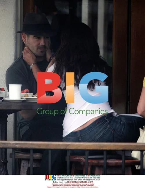 Colin Farrell lunches with mystery woman