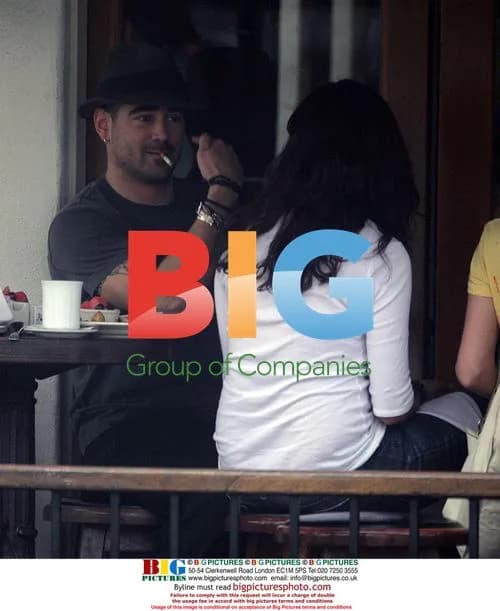 Colin Farrell Lunches with Mystery Woman