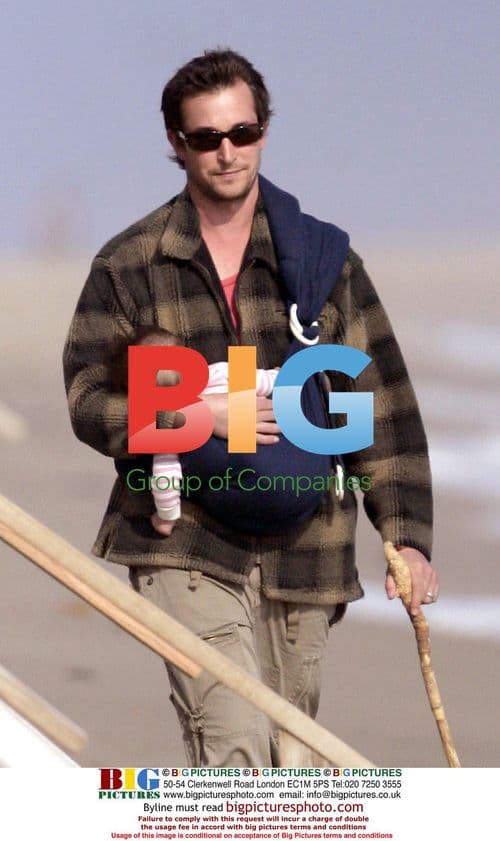 Noah Wyle with daughter Auden in Malibu