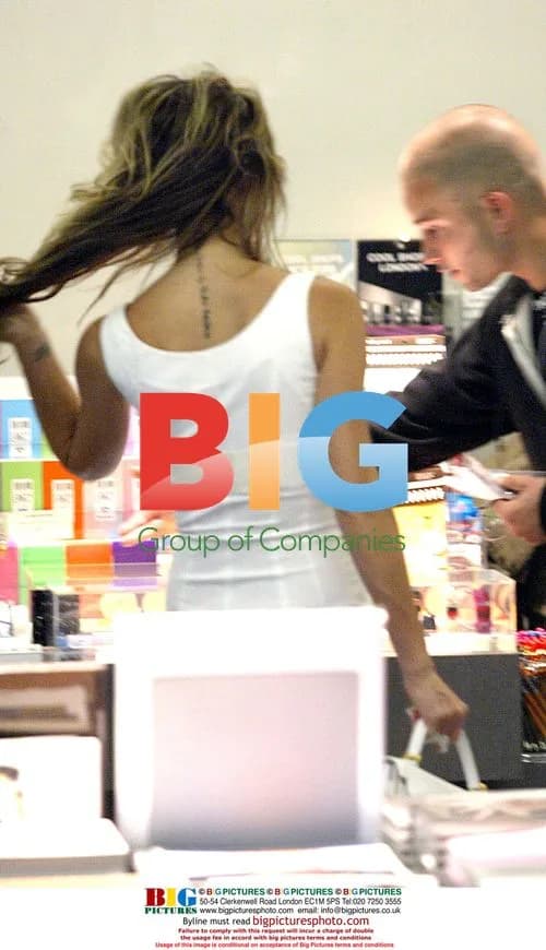 Beckhams Shopping in Paris