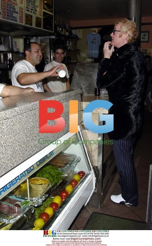 Chris Evans at Chip Shop in London