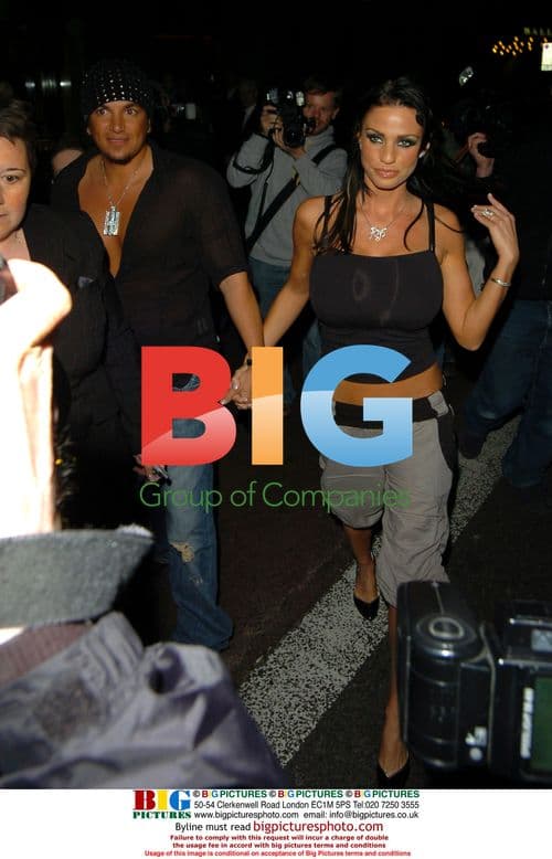 Jordan and Peter Andre Leaving Awards Ceremony