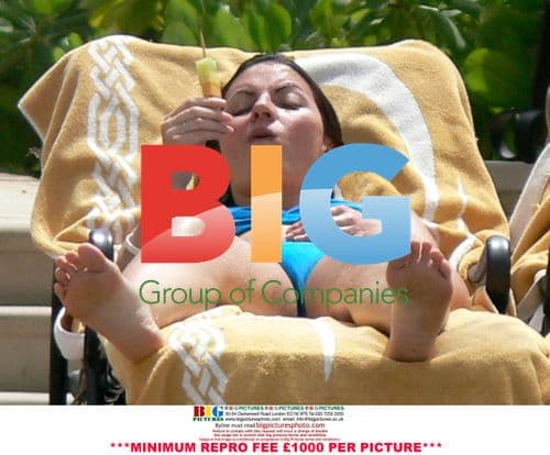 Davina McCall on holiday in Dubai