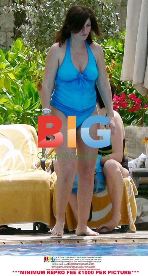 Davina McCall on Holiday in Dubai