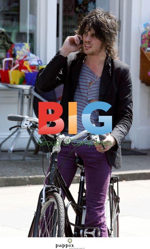 Jackson Scott on Bike in London