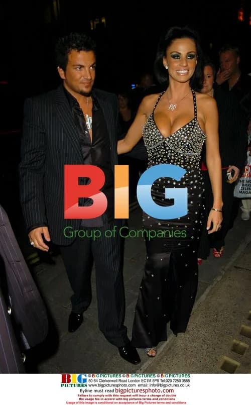 Peter Andre and Katie Price at OK 10th Anniversary
