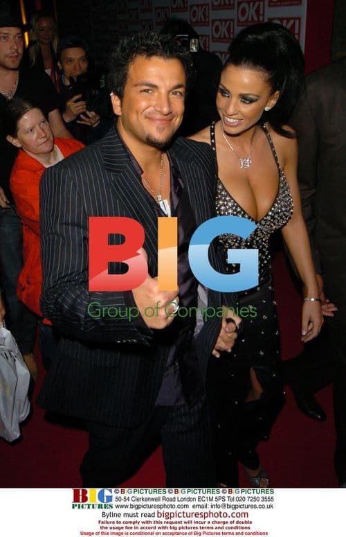 Peter Andre and Katie Price at OK Magazine Party