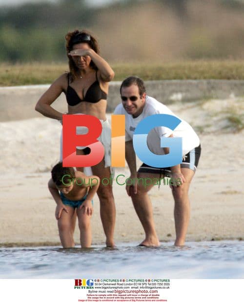 Robson Green and Family on Caribbean Holiday