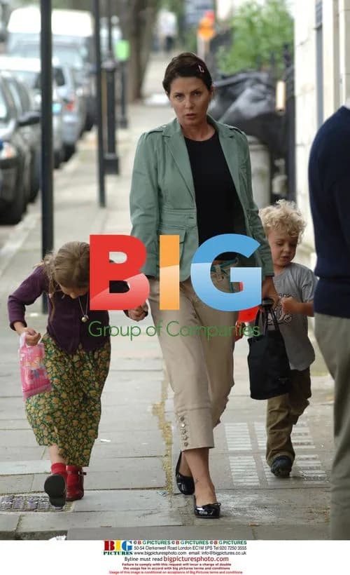 Sadie Frost with children at birthday party