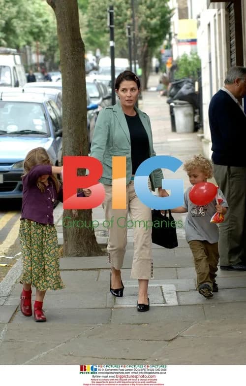 Sadie Frost with children at birthday party