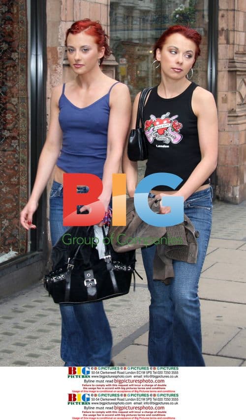 Cheeky Girls Gabriela and Monica Shopping in London