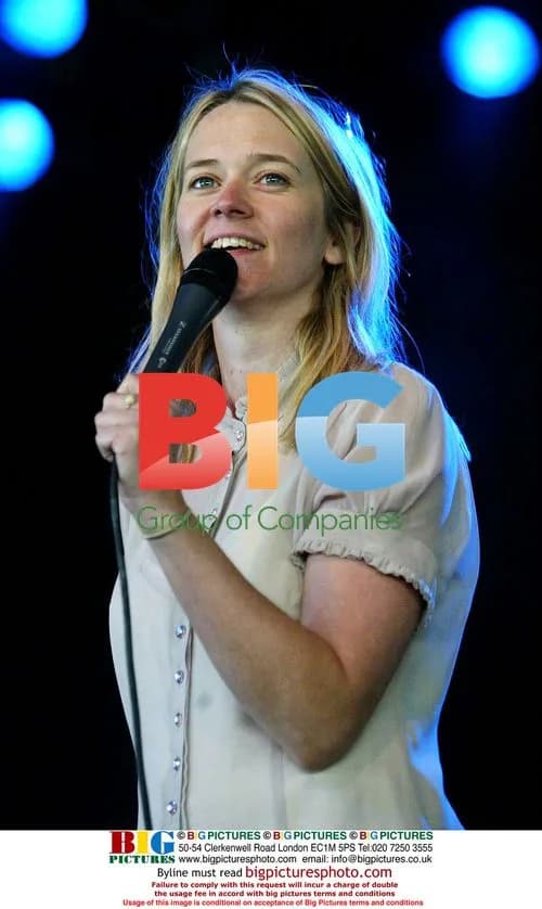 Radio 1 DJ Edith Bowman at Big Weekend in Dundee