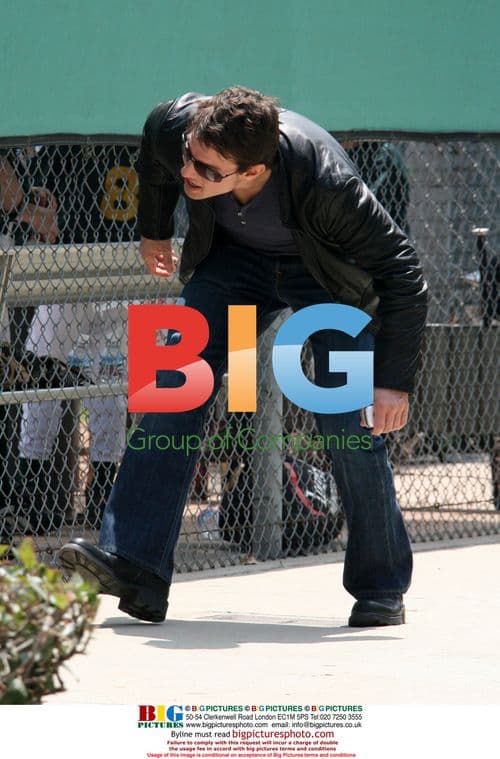 Tom Cruise at son's baseball game
