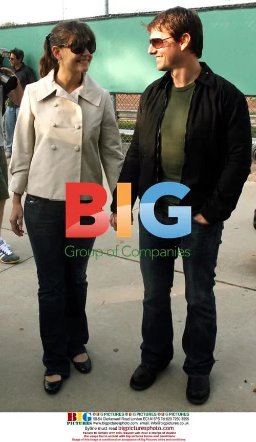 Tom Cruise and Katie Holmes Attend Son's Softball Game