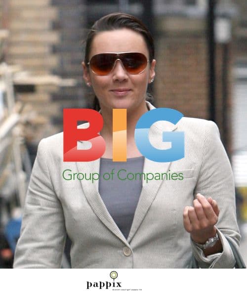 Martine McCutcheon's Jeep Clamped