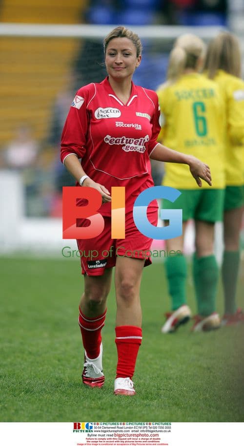 Rebecca Loos Fights at Celebrity Soccer Tournament