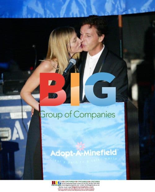 Paul McCartney and Heather Mills McCartney at Adopt-A-Minefield Benefit