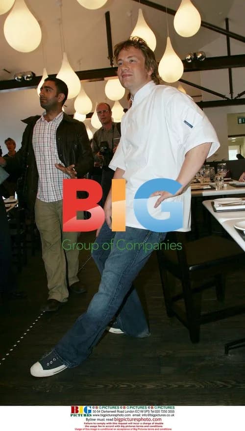 Jamie Oliver at 15 restaurant photocall