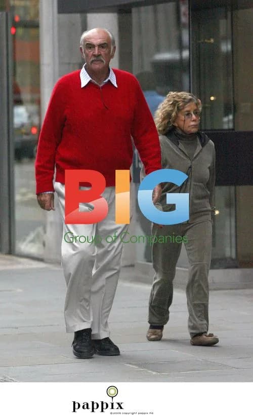 Sean Connery and Wife Enjoy Afternoon Stroll