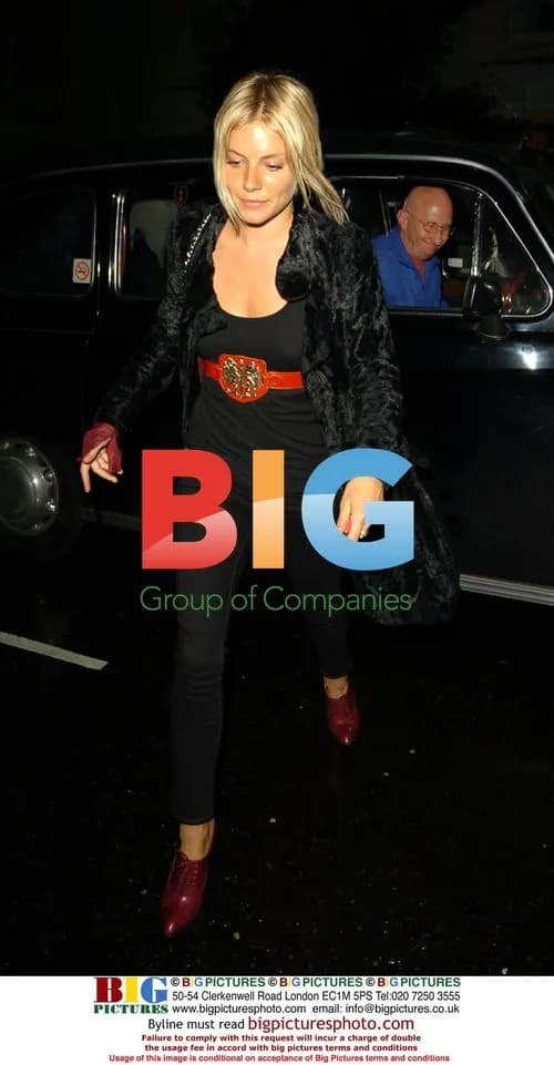 Sienna Miller at Ivy Restaurant in London
