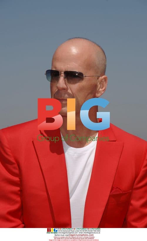 Bruce Willis at Big Red book launch in Cannes