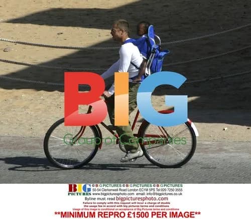 Brad Pitt and Angelina Jolie's children cycling in Namibia