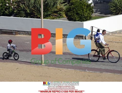 Brad Pitt and Angelina Jolie Cycling in Namibia