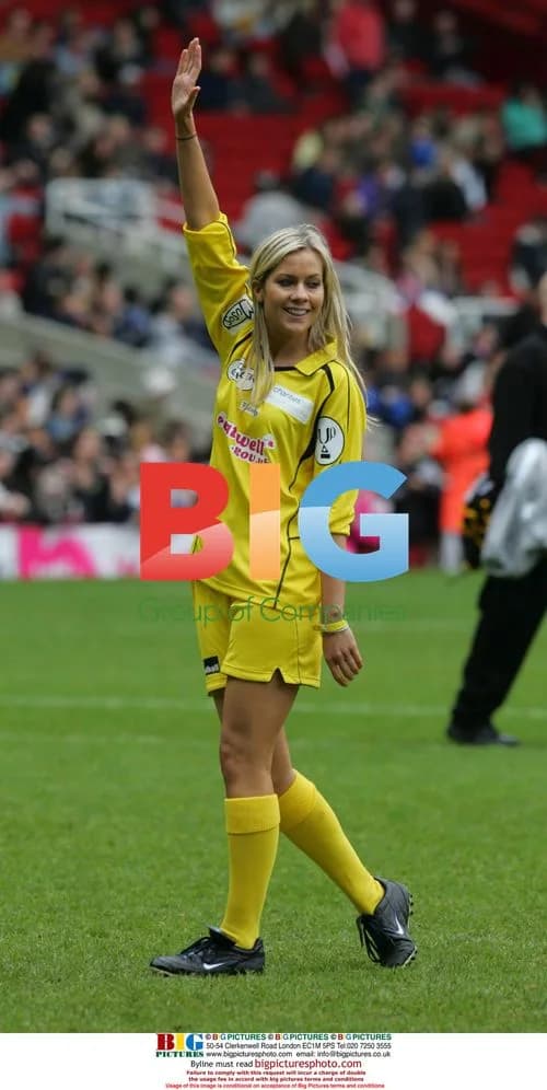 Kate Lawler at Soccer Six Charity Event
