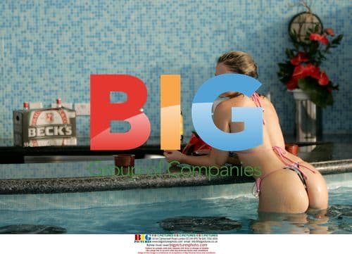 Emily Oldfield Relaxes in Caribbean