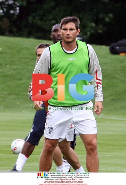 David Beckham and England team at World Cup prep