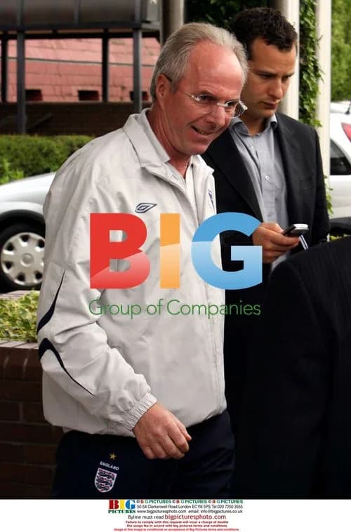 Sven Goran Ericsson Leaving Hilton Hotel