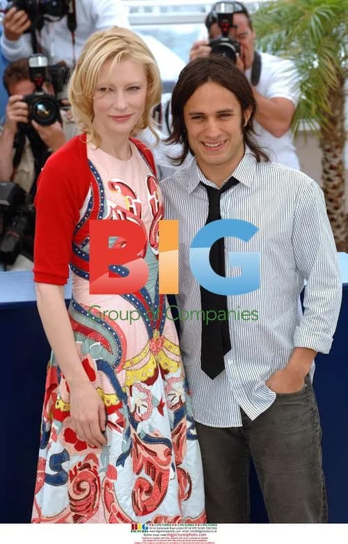 Cate Blanchett and Gael Garca Bernal at Cannes 2006 premiere of 'Babel'