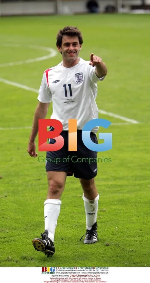 Robbie Williams at Soccer Aid