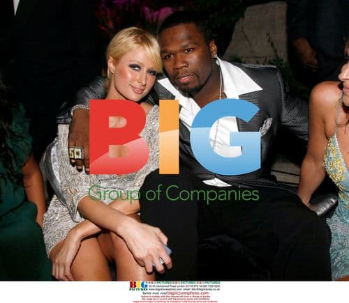 Paris Hilton and 50 Cent at De Grisogono party