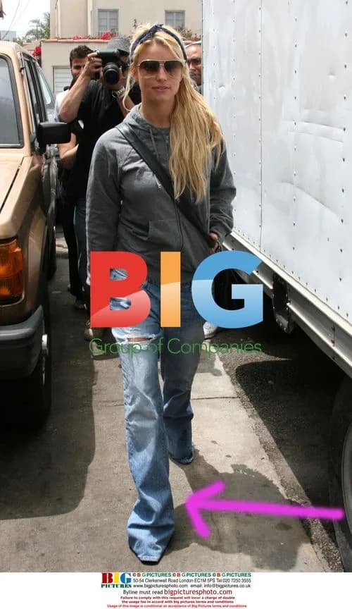 Jessica Simpson Disheveled Lunch Outing