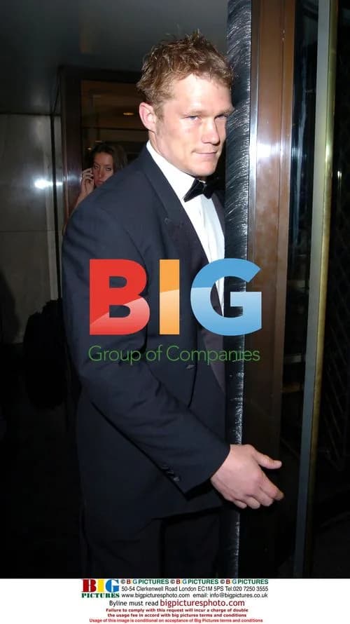 England Rugby Player Josh Lewsey Leaves Event