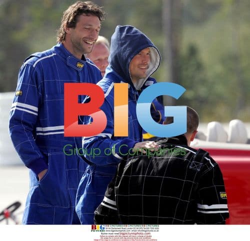 Fredrik Ljungerberg at the racetrack