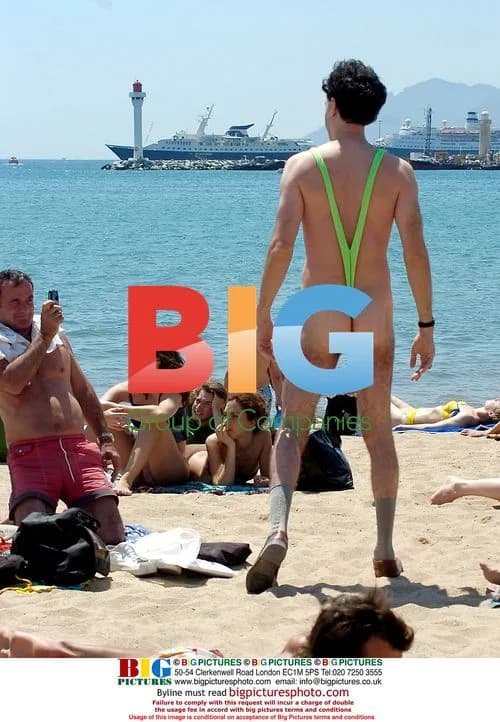 Sacha Baron Cohen as Borat in Cannes