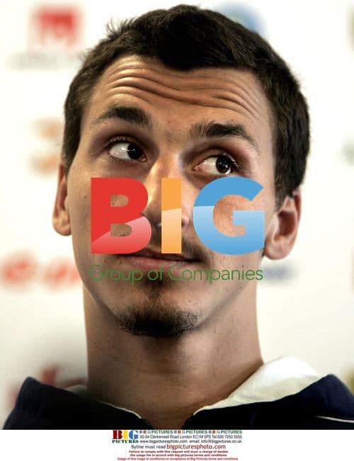 Zlatan Ibrahimovic at Swedish team training camp