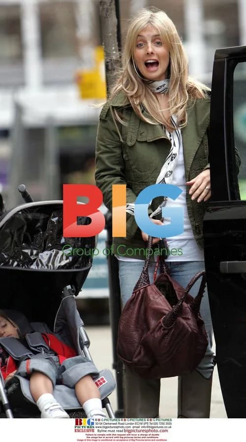 Louise Redknapp and Son Charley Out in London