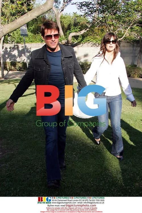 Tom Cruise and Katie Holmes Attend Son's Baseball Game