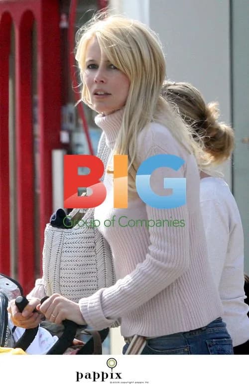 Claudia Schiffer with son Caspar in London