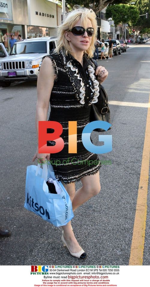 Courtney Love Spotted Shopping on Robertson Blvd