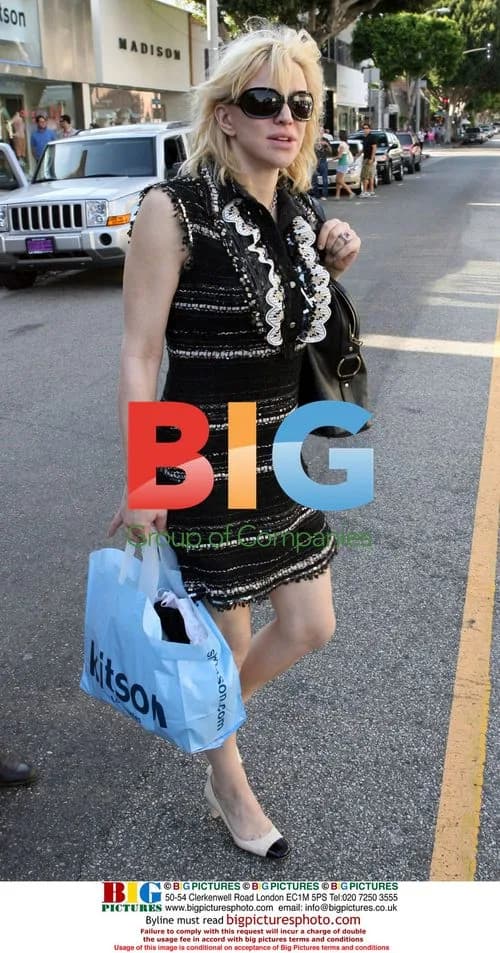 Courtney Love Spotted Shopping on Robertson Blvd