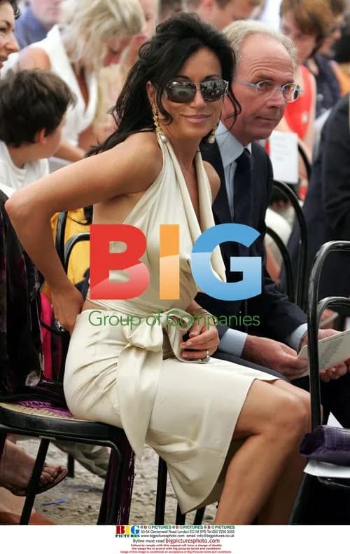 Nancy Dell'Olio at Sven's daughter's graduation