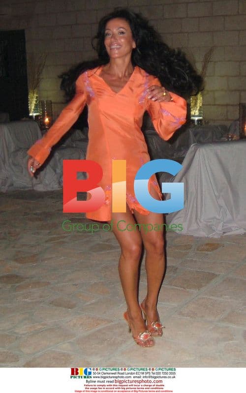 Nancy Dell'Olio on holiday in Puglia