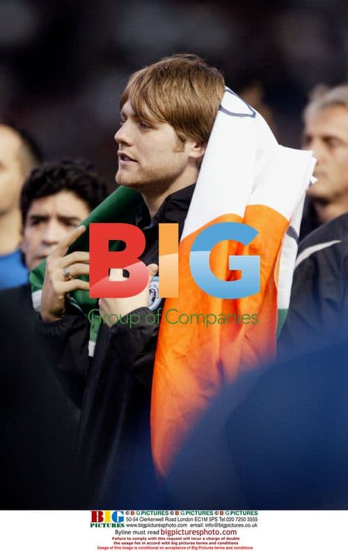 Bryan McFadden at Old Trafford for Soccer Aid